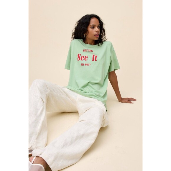 Daydreamer Tops - Daydreamer See it my Way T-Shirt Cotton Made In USA Sz M NWT